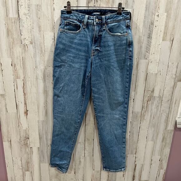 Old Navy Curvy O G Straight High Rise Jeans Secret Smooth Pockets Womens Size 2 - Picture 1 of 9